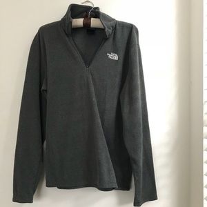 North Face heather gray women’s pullover